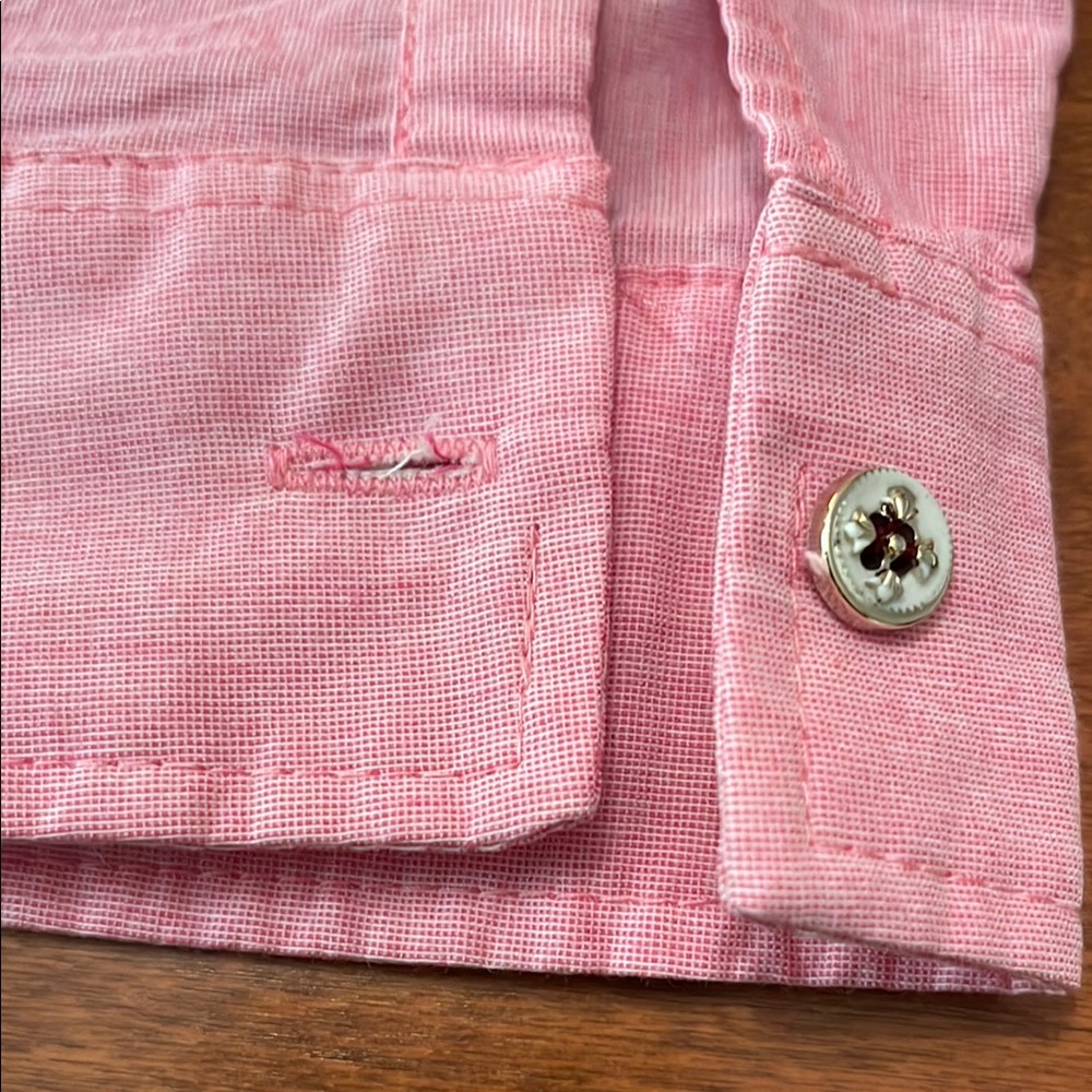 Chanel by Max Pink Collared Button Down Shirt, men - Picture 9 of 12